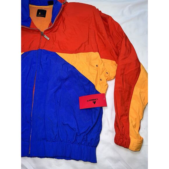 Liz Sport Windbreaker Jacket Women's Size Small Color lock 80s Packable Hood NWT - Picture 3 of 16
